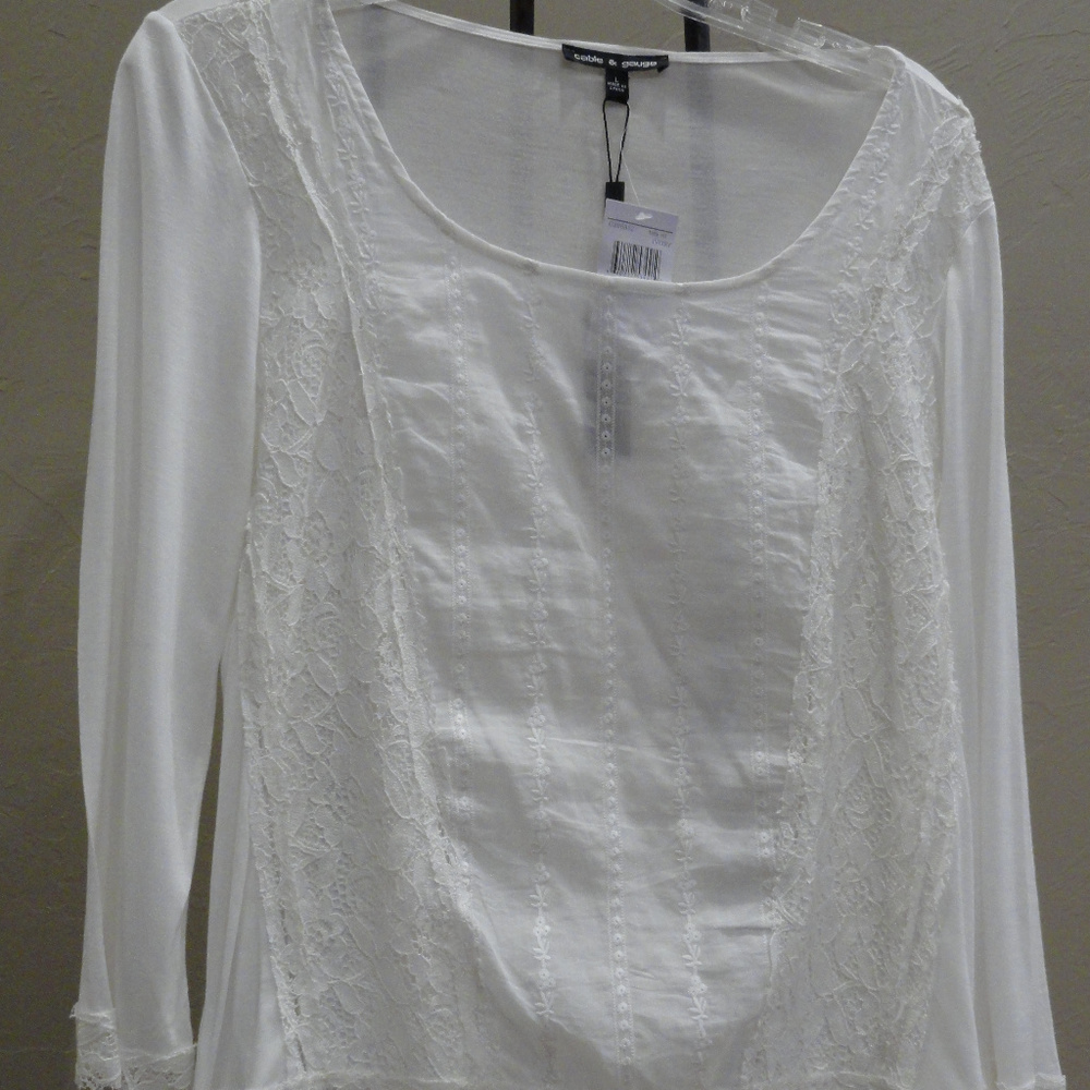 New! Cable & Gauge Blouse